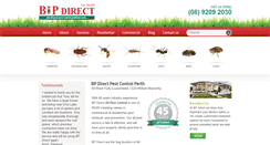 Desktop Screenshot of perth-pest-control.net.au