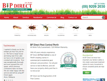 Tablet Screenshot of perth-pest-control.net.au